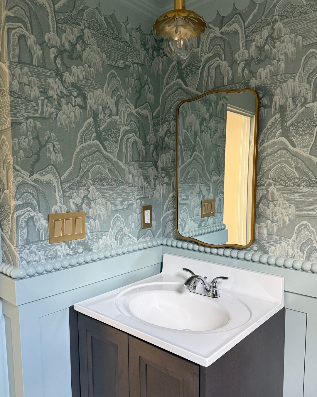 Whimsical bathroom wallpaper

#LTKHome