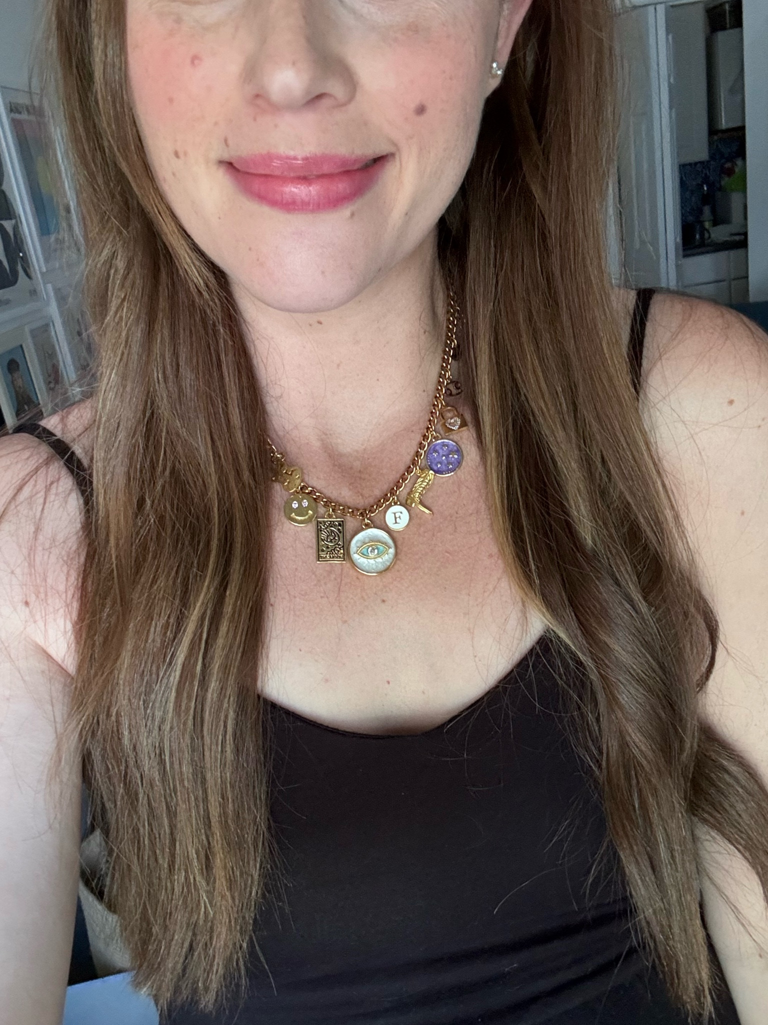 Customizable charm necklace I ❤️