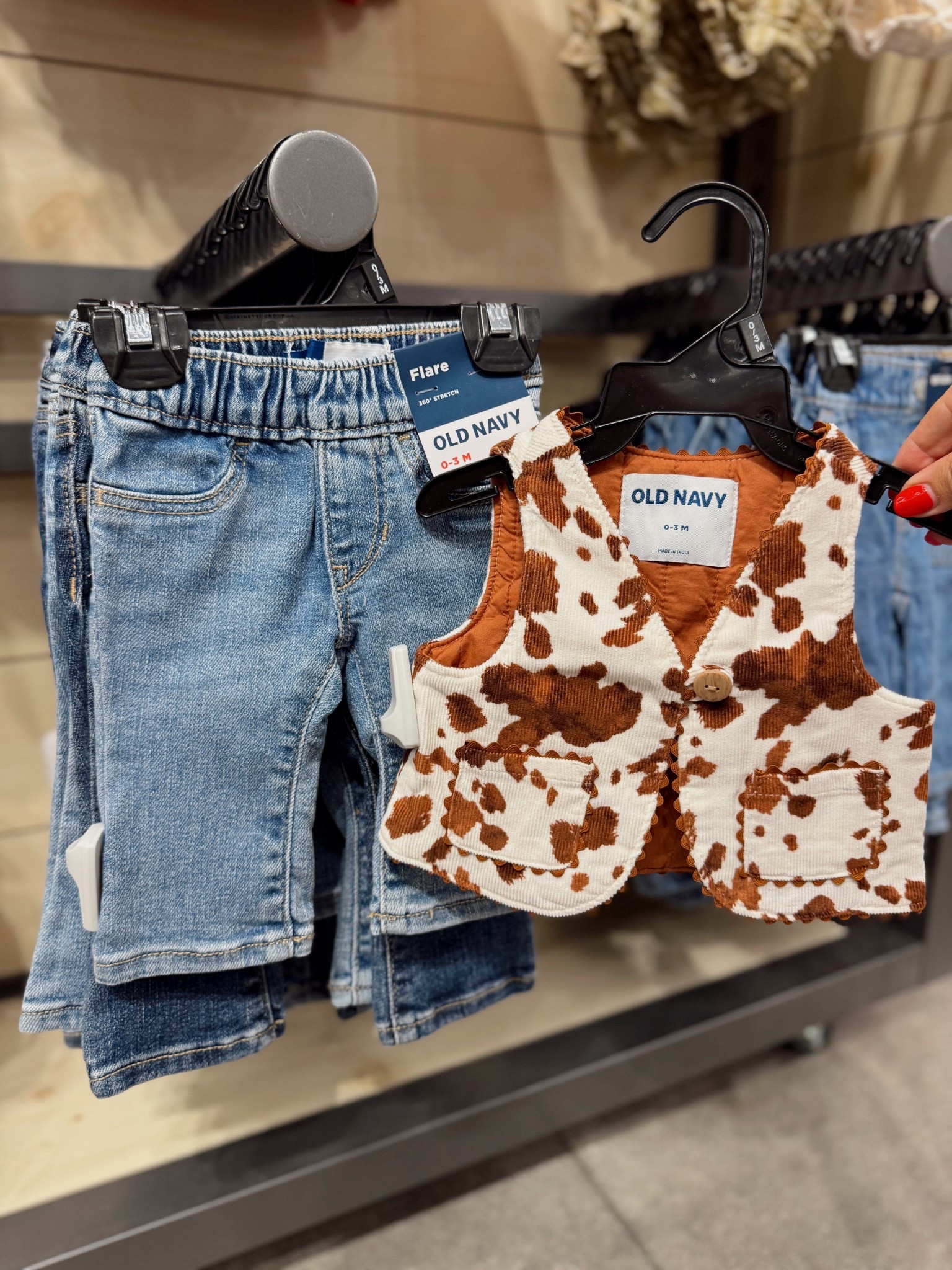 Add a little onesie under and you have the cutest baby cowgirl outfit 🥹

#LTKSeasonal #LTKBaby #LTKKids