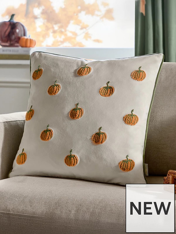 Wylder Pumpkin Spice 45x45 Polyester Cushion Multi | Very (UK)