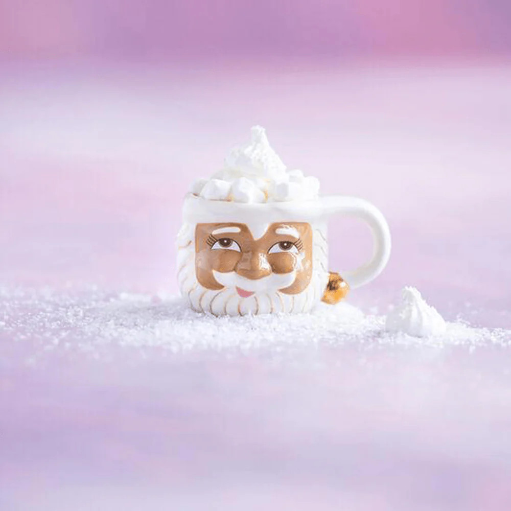 Glitterville Papa Noel Mug - Brown | Shop Sweet Lulu