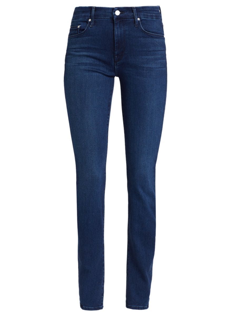 Shop Mother The Looker Skimp Mid-Rise Skinny Jeans | Saks Fifth Avenue | Saks Fifth Avenue