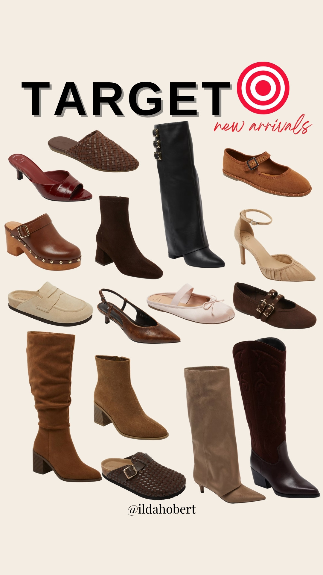 Target’s new shoe arrivals are SO good! From everyday flats to standout boots, there are so many styles to wear all season. 👢🤎🔗👇🏻 

 #LTKgrwm #LTKootd #LTKSeasonal