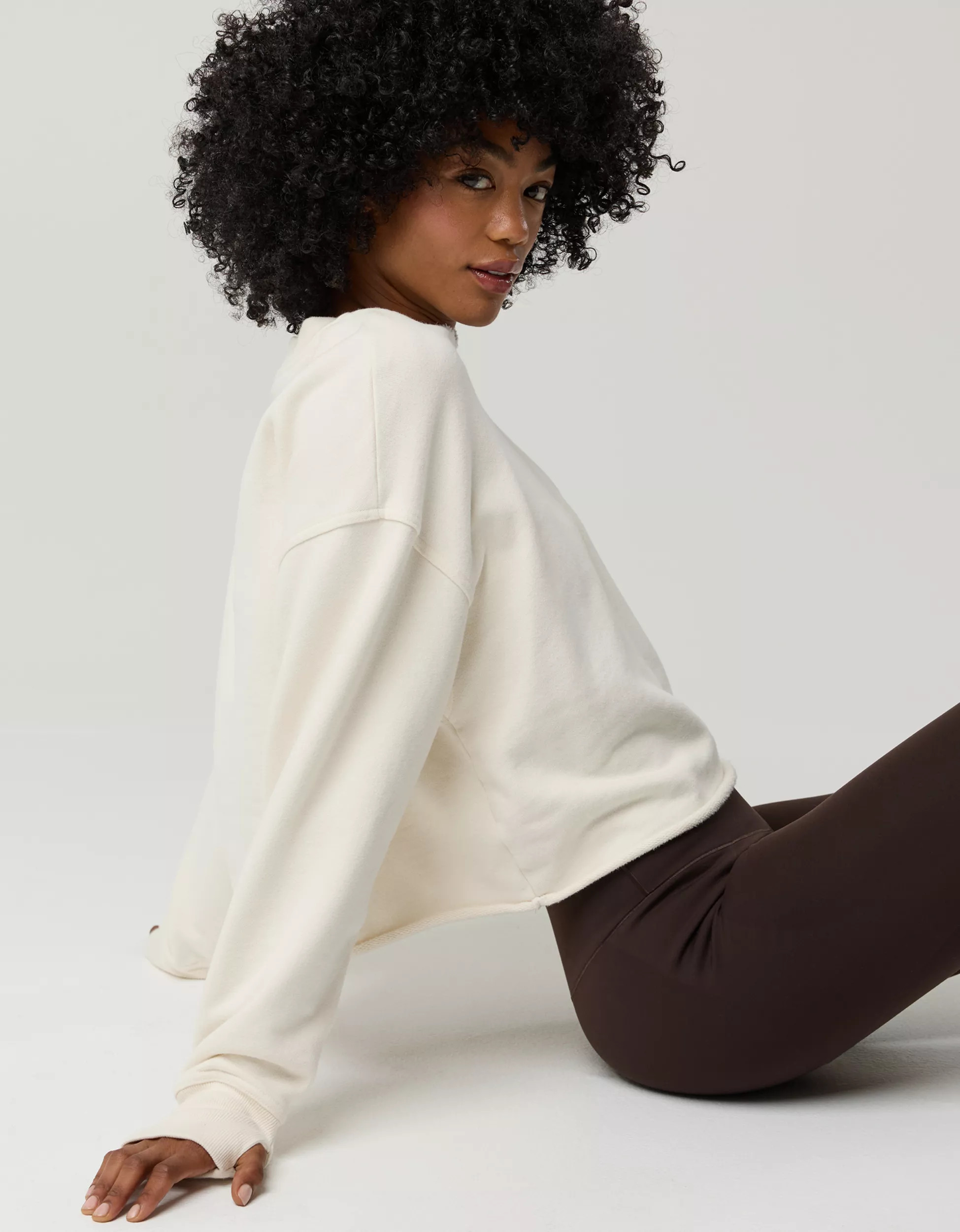 OFFLINE By Aerie Throwback Notch Crewneck | Aerie