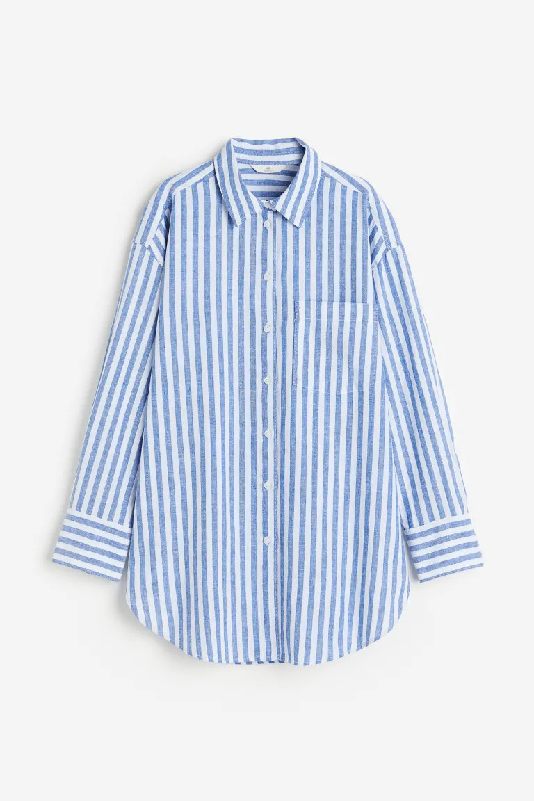 Chemise en lin mélangé | H&M (FR, IT, ES, PT, BE)