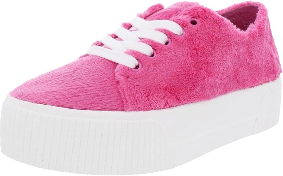 Jessica Simpson Womens Edda Faux Shearling Platform Fashion Sneakers | Amazon (US)