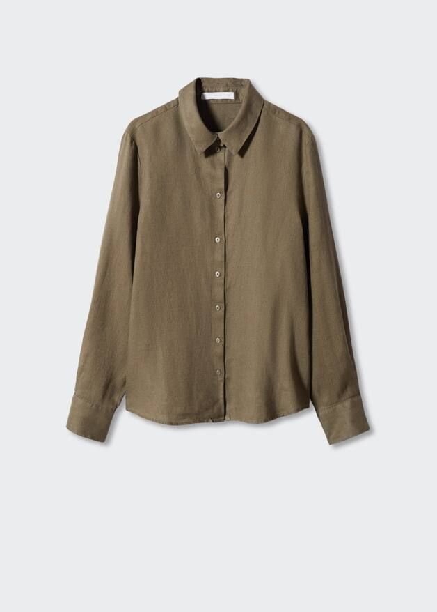Linen 100% shirt | MANGO (UK)