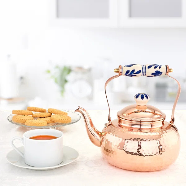 Old Dutch International 2 qt. Copper Stovetop Kettle | Wayfair North America