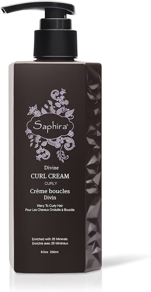 Saphira Moisturizing Curl Cream for Curly and Wavy Hair, Hair Moisturizer and Deep Conditioning f... | Amazon (US)