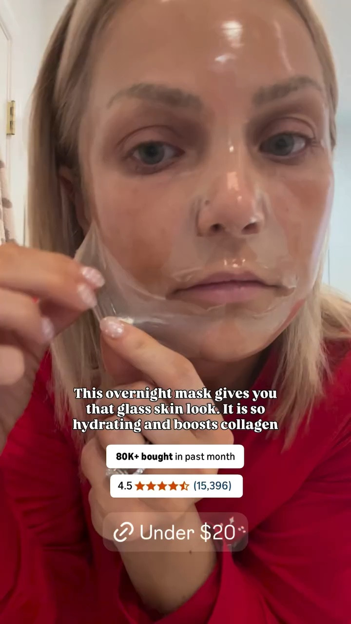 Korean skincare mask that gives you that glass skin glow! 

Amazon finds, Amazon must haves,
beauty must haves, collagen face mask, overnight face mask, Korean skincare 

#LTKselfcare #LTKBeauty