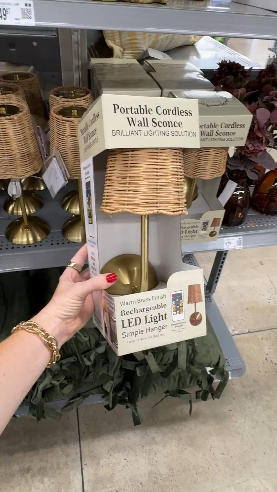 Super impressed with this cordless wall sconce from Walmart!

#LTKHome