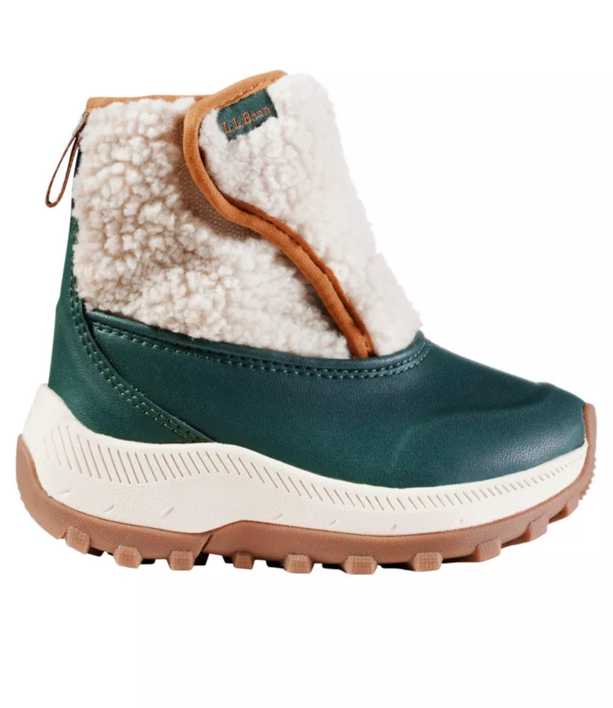 Toddlers' Access Sherpa Snow Boots Pinewood Green 7, Leather/Rubber L.L.Bean | L.L. Bean