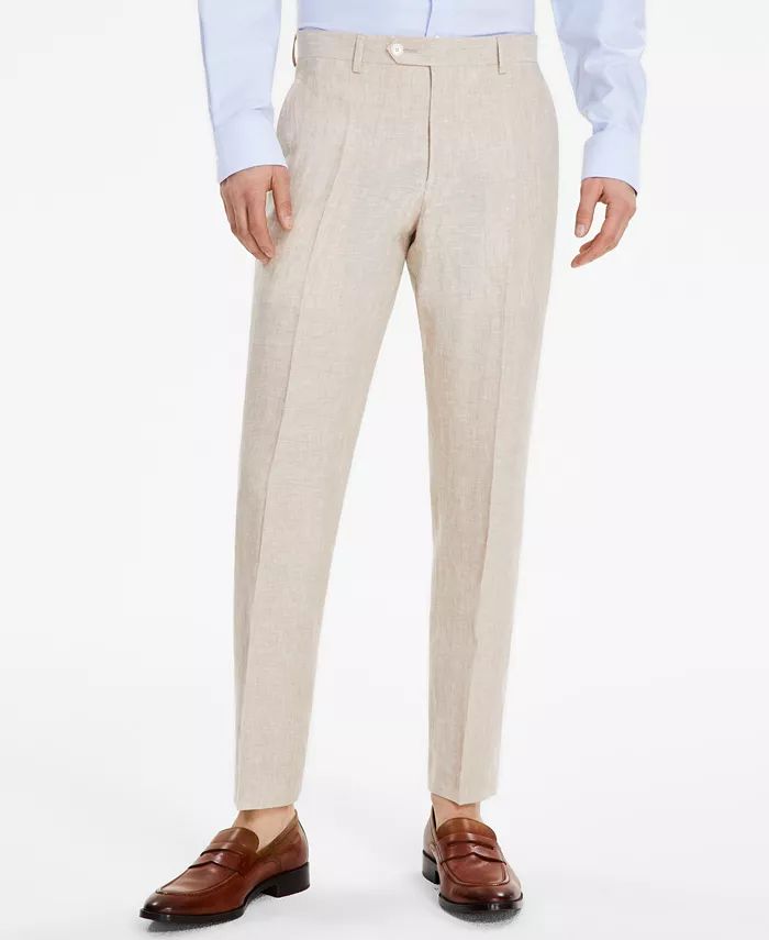 Men's Modern-Fit Linen Pants | Macy's