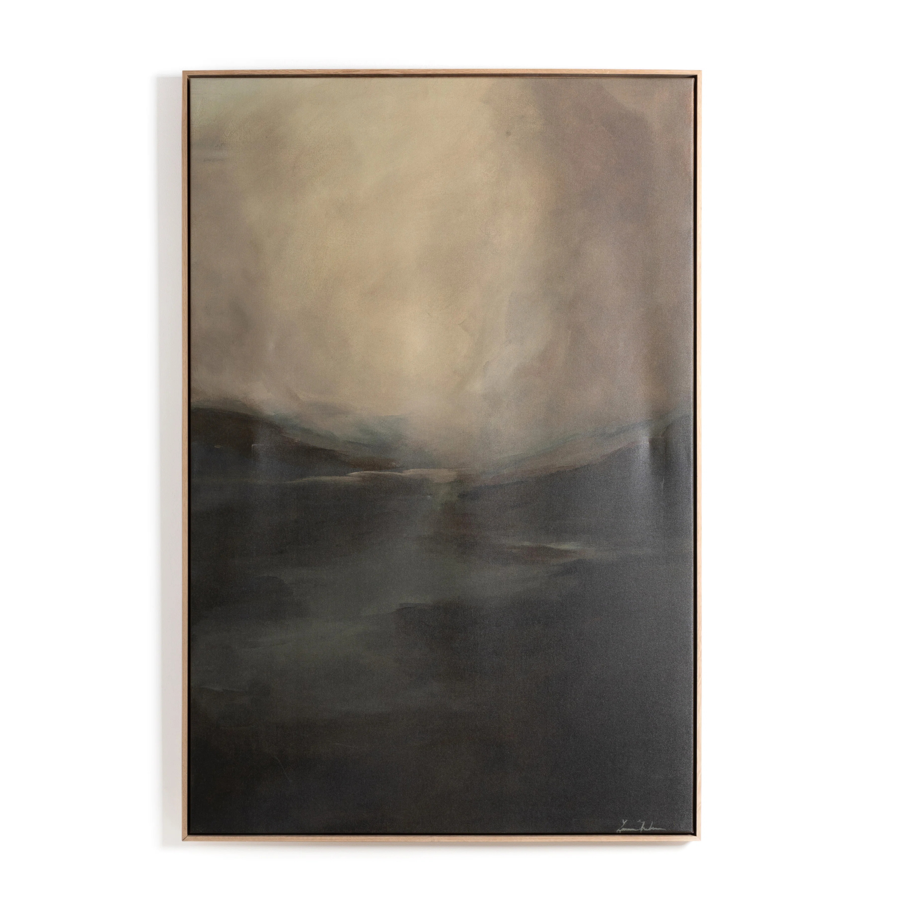 Orren Ellis Francklyn Fog I Framed on Canvas by Lauren Fuhr Painting & Reviews | Wayfair | Wayfair North America