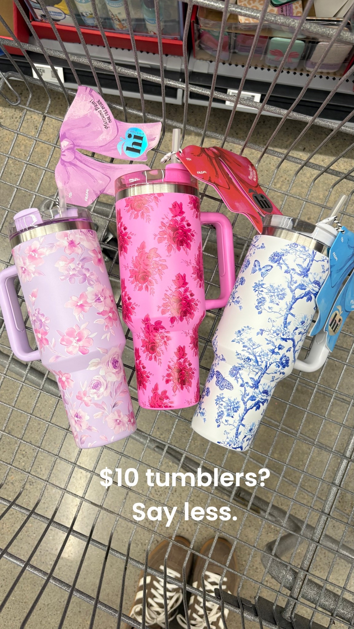 Obsessed with these 40 ounce stainless steel tumblers from Walmart. The prints are so cute and they come with a matching nail file. And you will not believe that they are only $10. I want them all. Walmart favorites Walmart deals, Walmart, kitchen favorites, 40 ounce tumblers, Stanley tumblers, Mom water.

#LTKOver40 #LTKSaleAlert #LTKmorningroutine
