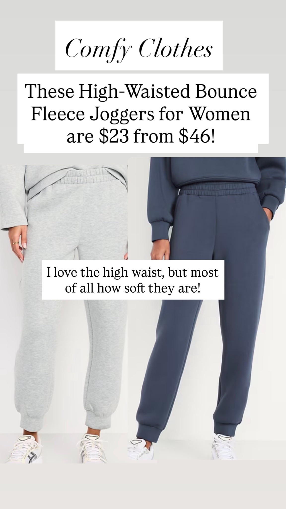 It’s definitely comfy clothing season! I love these fleece joggers for women. They are so super Duper cozy. They are on sale for $23 down from $46!!! 

#LTKootd #LTKSaleAlert