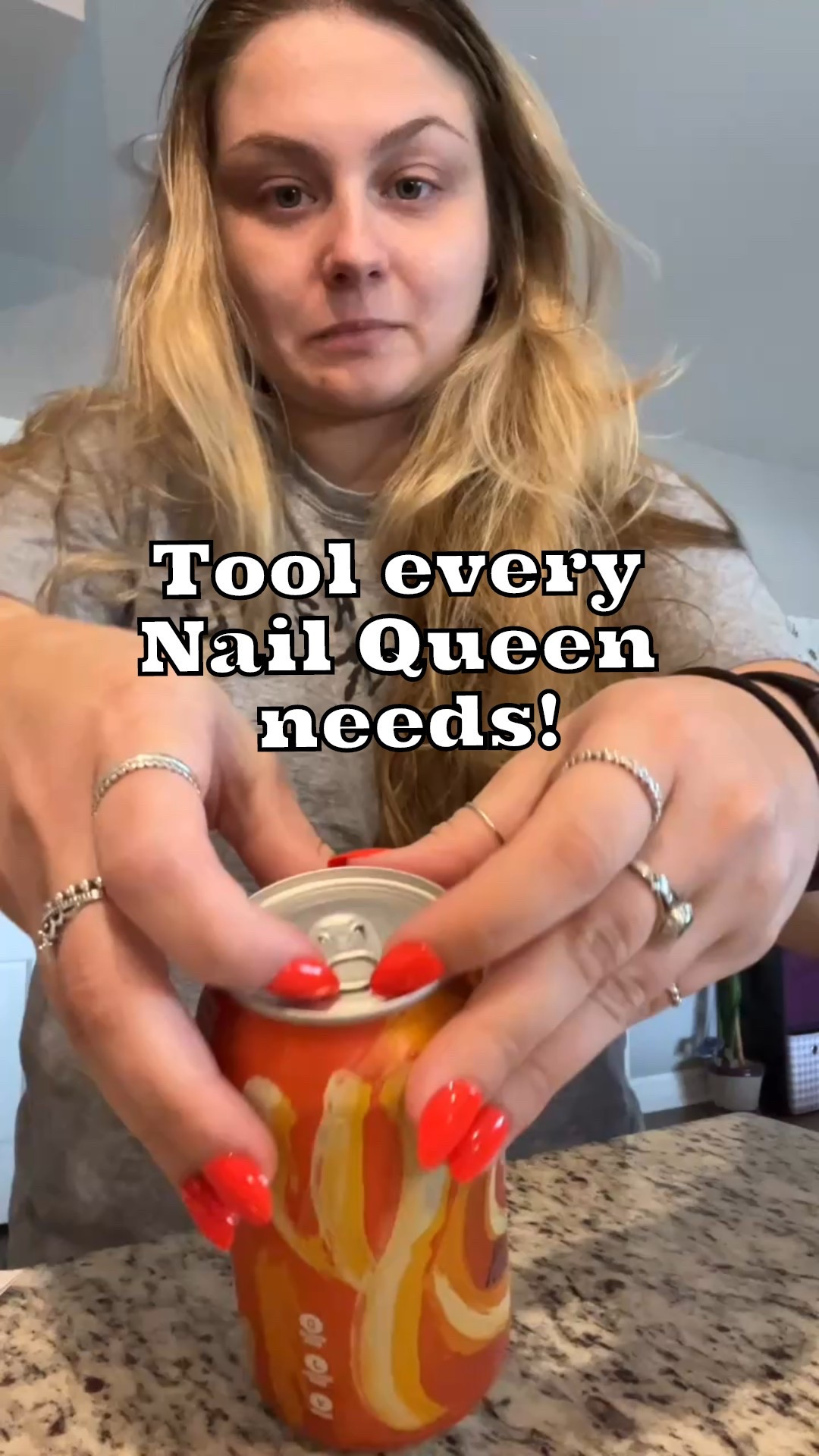 Crack open your favorite drink without the having to worry about nail damage/pain thanks to these Can Openers! ✨

Designed for easy use with press-on nails, these openers:
✨ Require half the force to open any can
🌈 Come in 6 fun colors for easy drink ID
🗑️ Keep out sand, bugs & debris
🛡️ Protect your drink from unknown party guests 
🏕️ Perfect for camping, grilling, and picnics

Sip in style – no nail pop offs, no pain, no hassle!

#pressonnail #nailhacks #drinksafe #sodapop #diynailsathome 

#LTKBeauty #LTKKids #LTKParties