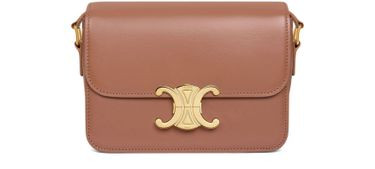 Teen triomphe bag in shiny calfskin - CELINE | 24S (APAC/EU)