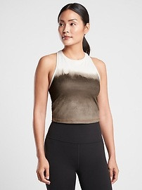 Shanti Watercolor Stripe Crop Tank | Athleta