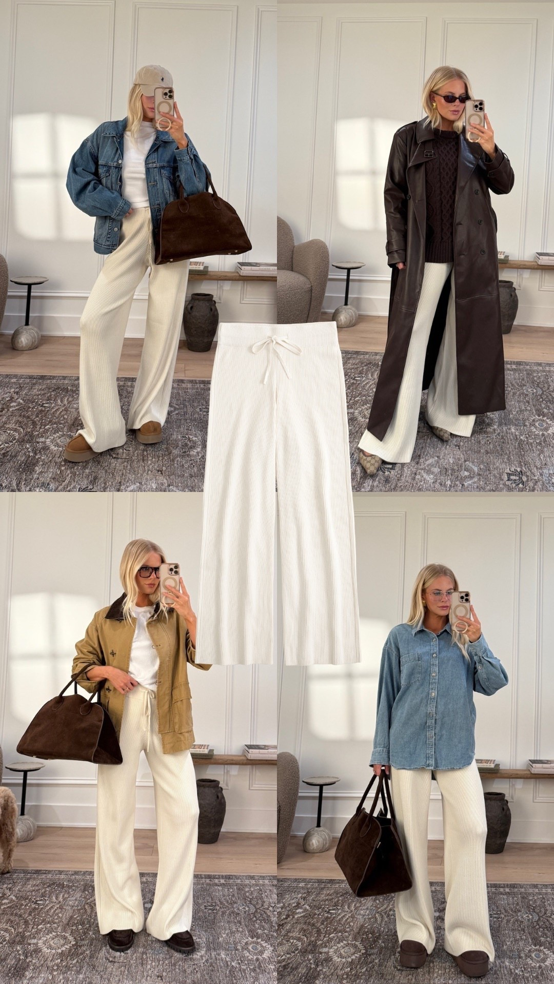 Code AFKATHLEEN for 20% off my collection with Abercrombie! Wearing size small tall in the pants pants from my Abercrombie collection! Other sizing below: 

• Top Left: size small in top (from my collection), jean jacket is a medium, shoes: if in between sizes, size up to the next whole size, bag color: coffee in size large

• Top Right: size small in cable knit sweater,  small tall in trench coat (both are from my collection), flats are older, linked similar options! 

• Bottom Left: Wearing a small in tee, barn jacket is a small, shoes are tts, bag color: coffee in size large

• Bottom Right: Wearing a medium in the denim shirt (color: 7 yrs pctr ths bleu), shoes: if in between sizes, size down to the next whole size, bag color: coffee in size large

[ Heaven Mayhem code KATHLEEN15 ]

#kathleenpost Abercrombie fall collection, Abercrombie new arrivals, chic fall fashion, fall outfit inspo

#LTKStyleTip #LTKSeasonal