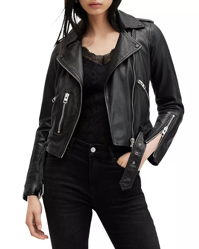 Balfern Leather Biker Jacket | Bloomingdale's (US)