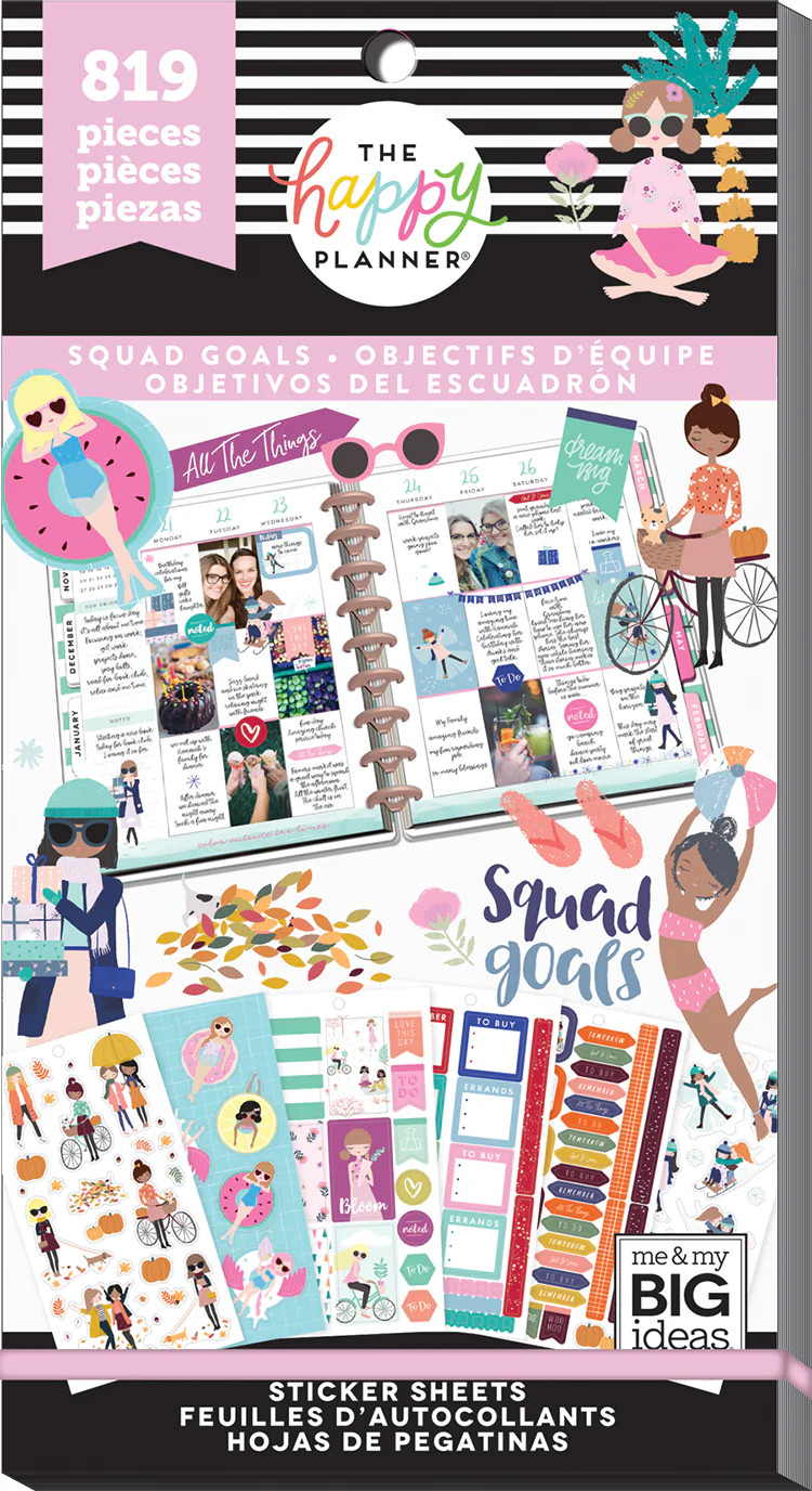 Value Pack Stickers - Squad Goals | Happy Planner