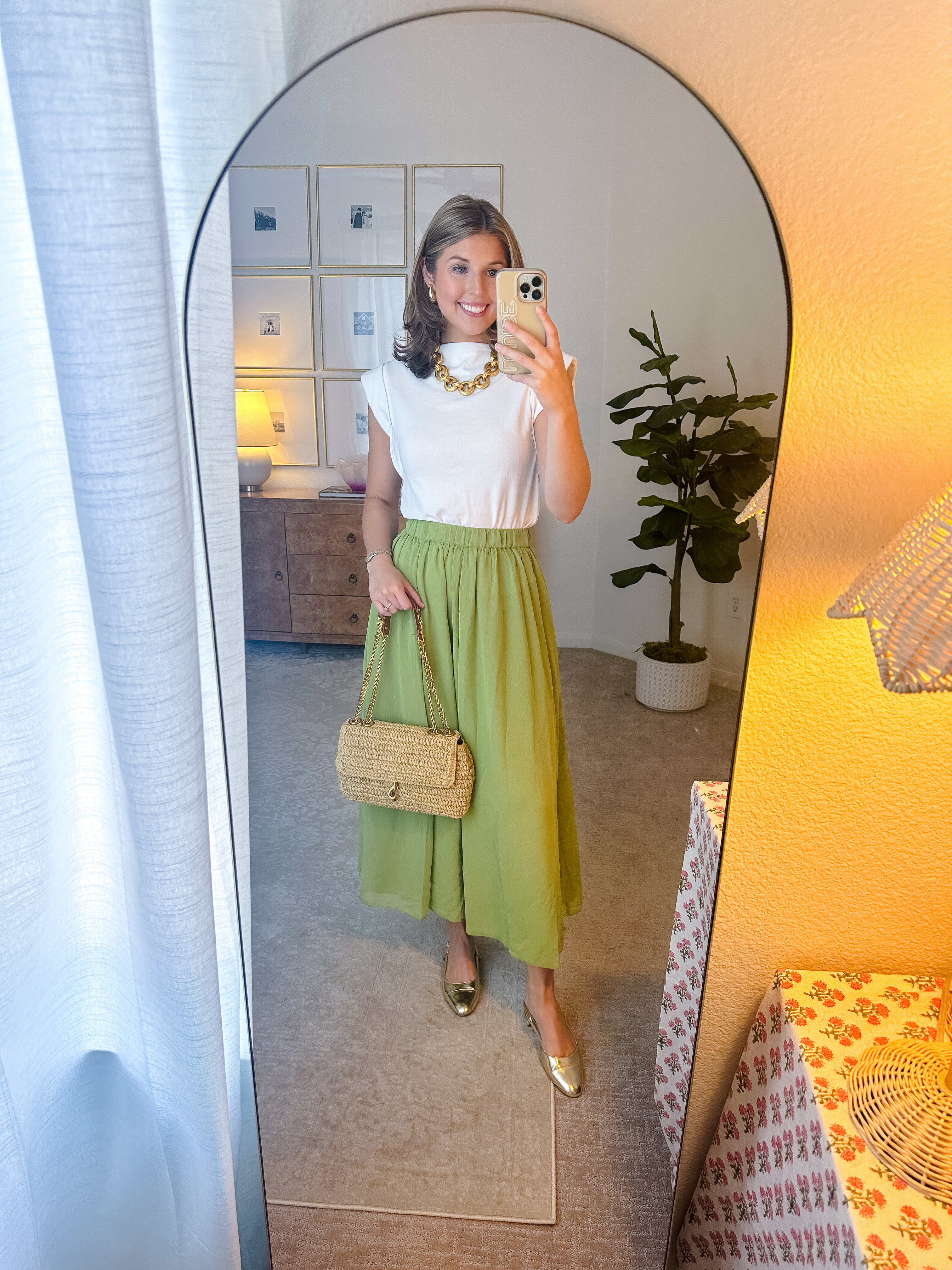 Playing around with styling this top from Amazon! Wearing an XS