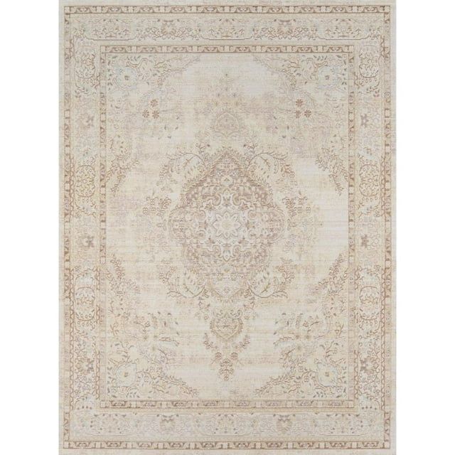 Momeni Isabella Polyester Machine Made Ivory Runner 2'3" X 8' - Walmart.com | Walmart (US)