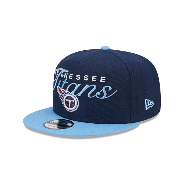 Tennessee Titans Script Overlap 9FIFTY Snapback | New Era