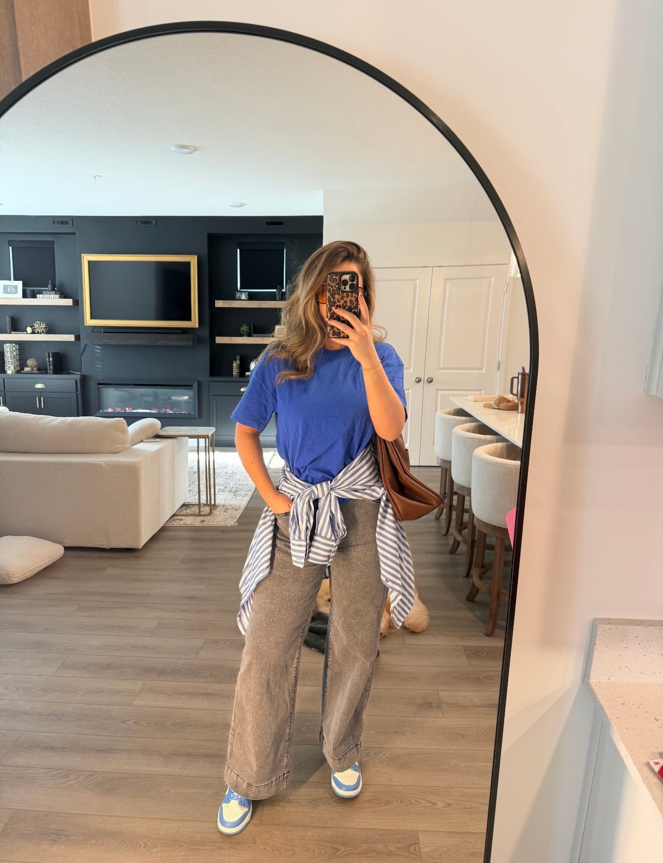 Easy, casual, and running-around-ready! 💙 #CasualStyle #EverydayOutfit #ComfyChic #BlueOutfit #NikeDunks #StreetStyle #OOTDInspo #WeekendLook 

#LTKootd #LTKU #LTKdayinmylife