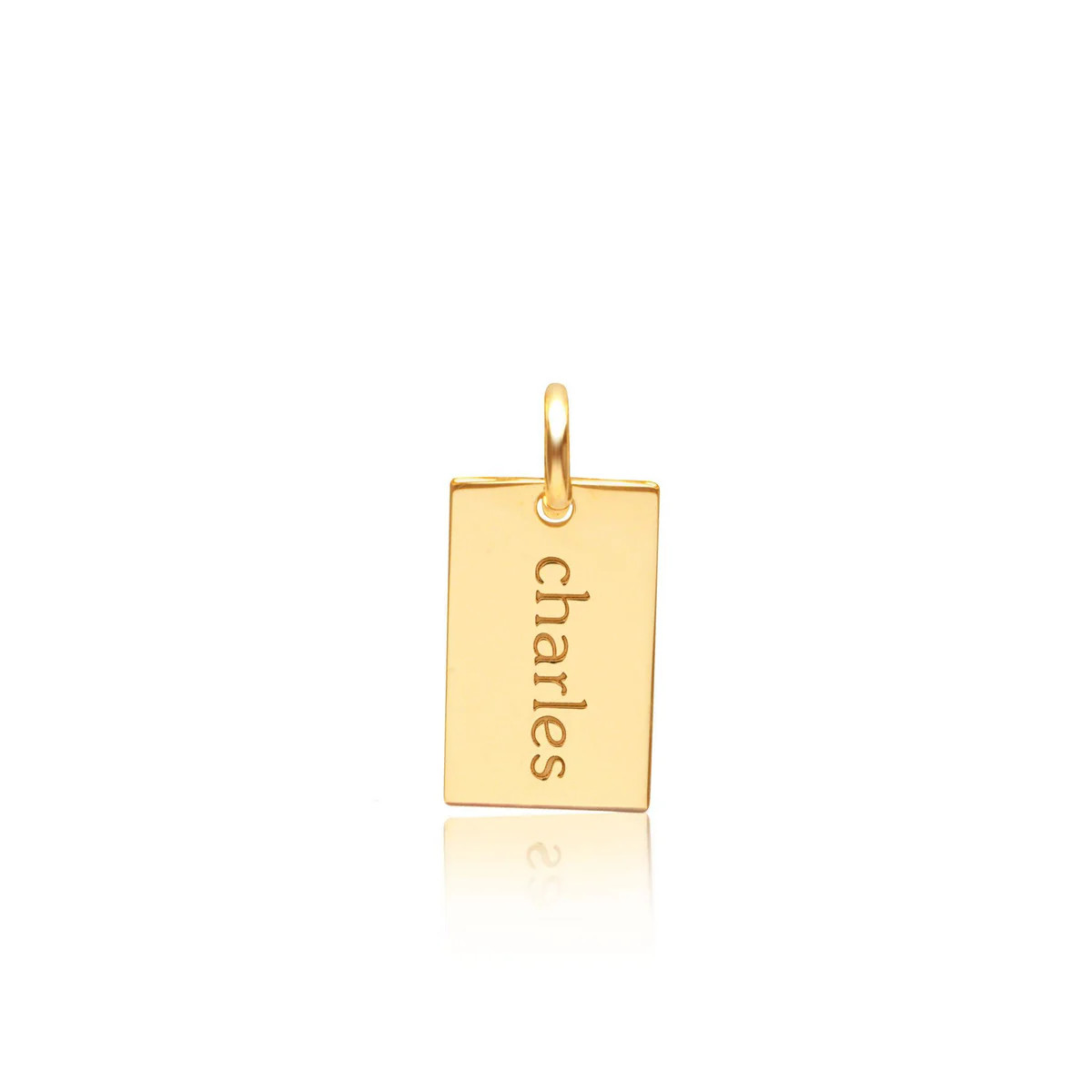 Gold Mini Dog Tag | Tiny Tags