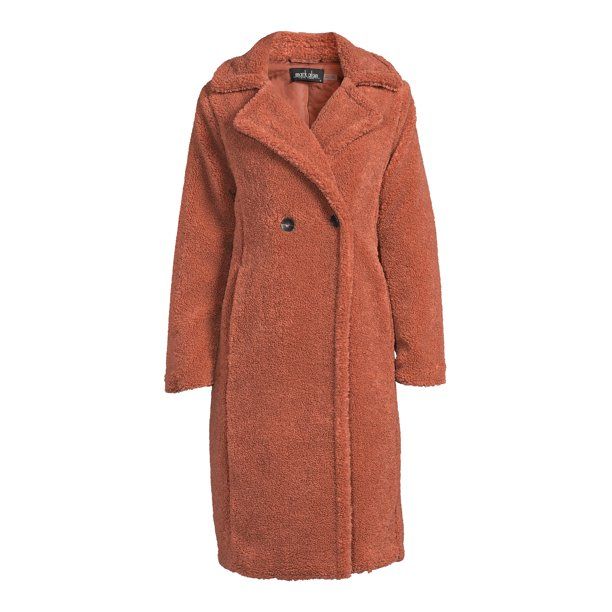 Mark Alan Women's and Women's Plus Size Oversized Teddy Coat | Walmart (US)