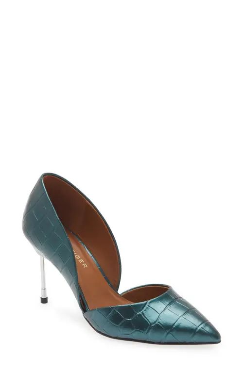 Kurt Geiger London Bond d'Orsay Pump in Turquoise/Aqua at Nordstrom, Size 6Us | Nordstrom