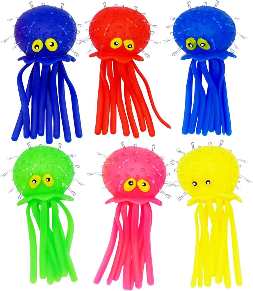 Octopus Water Balls 6 Pack Pool Toys for Kids Sensory Octopus Water Bomb Splash Balls, Toddler Ba... | Amazon (US)