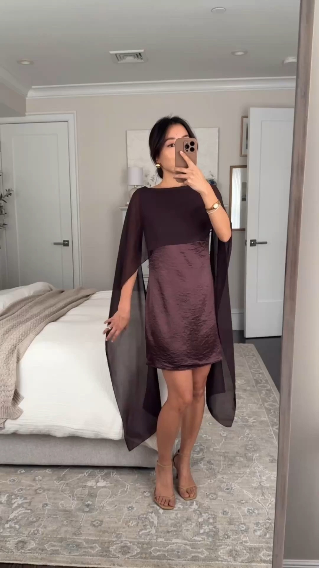 Sophisticated cocktail / wedding guest dress you can style several ways. This brand makes such unique dresses 

Love the green in the customer review pics! 

• Mare Mare satin scarf mini dress xxs

• Gigi minimal strappy sandals 5.5

Formal wear, wedding guest dress, petite friendly 

#LTKPetite #LTKWedding