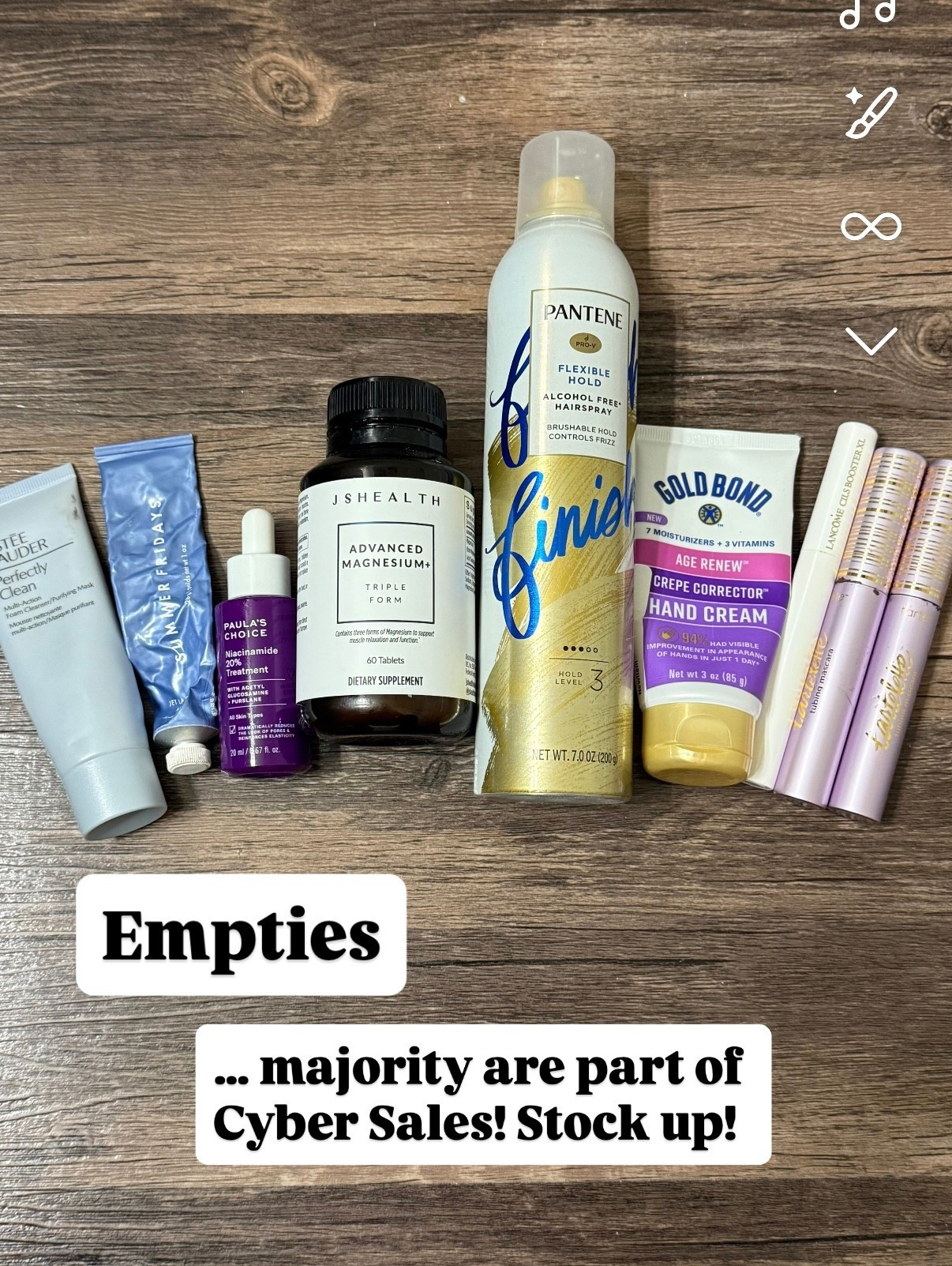 Amazon beauty, Amazon Cyber Monday finds, Cyber Monday 2025 skincare finds, Amazon, Estee Lauder, Paula’s Choice, Summer Fridays, Pantene, JS Health, Magnesium, Gold bond hand cream, Tartlette mascara, Lancome primer, Empties  

#LTKGiftGuide #LTKCyberWeek #LTKselfcare