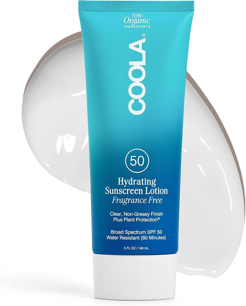 COOLA Organic Sunscreen SPF 50 Sunblock Body Lotion, Dermatologist Tested Skin Care for Daily Pro... | Amazon (US)