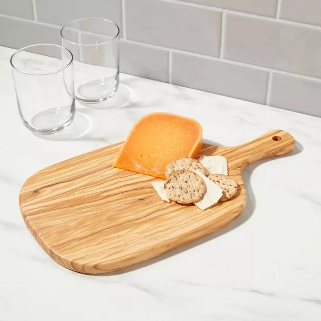15" x 8" Olivewood Large Serving Board - Threshold™ | Target
