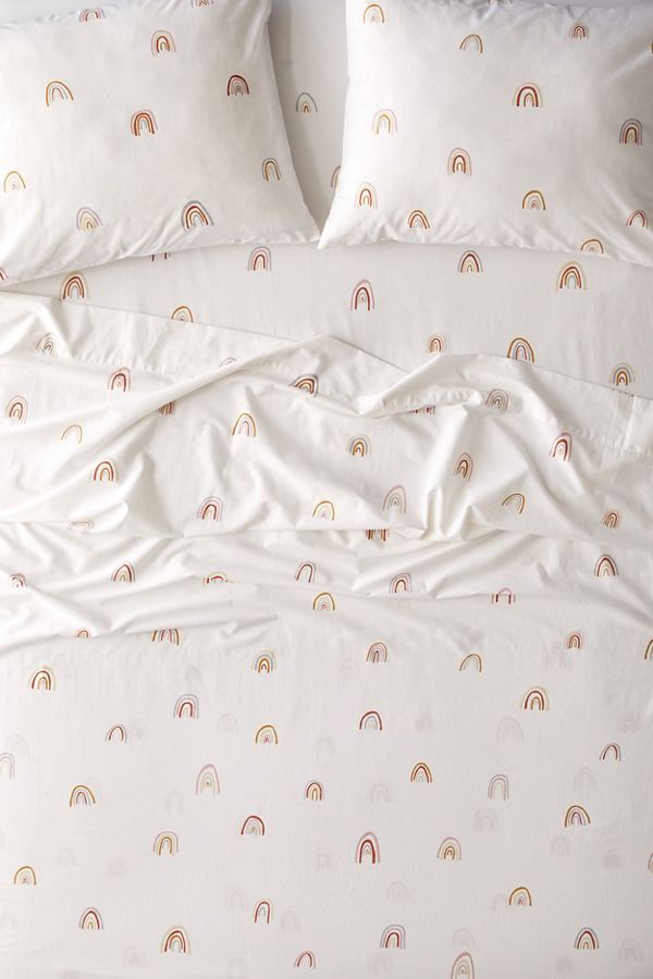 Allover Rainbows Sheet Set | Urban Outfitters (US and RoW)
