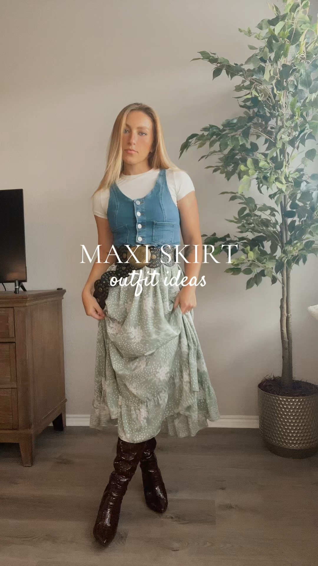 Outfit idea - ootd - layering - how to layer an outfit - western inspired - boho - styling - outfit 

#LTKStyleTip #LTKShoeCrush #LTKCyberWeek