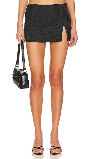 Zya Mini Skirt in Black | Revolve Clothing (Global)