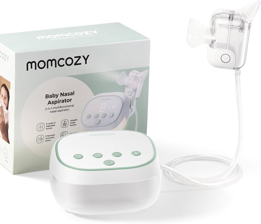 Momcozy BreezyClear Pro™ Nasal Aspirator for Baby, Hospital-Grade 75 kPa Nose Sucker with 9 Adj... | Amazon (US)