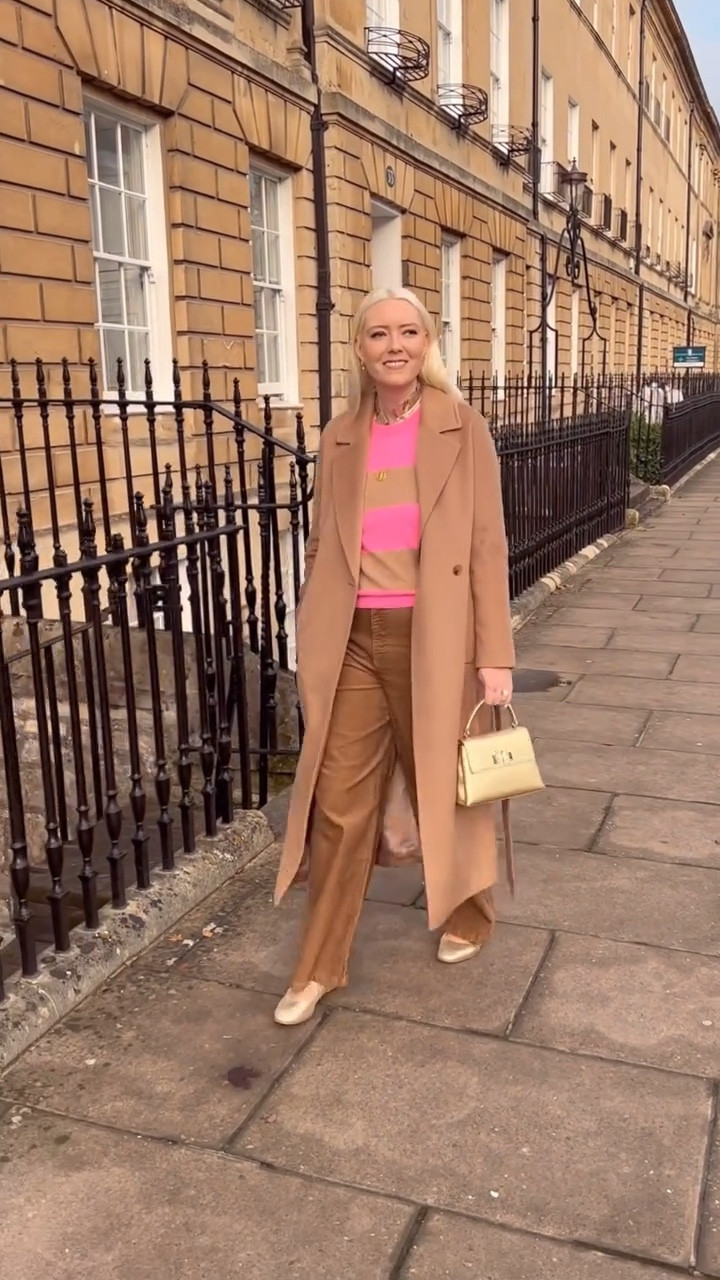 Wes Anderson 1970s vibes and in particular my favourite of his heroines, Margot Tenenbaum (look it up!) with my AW24 LK Bennett Frances Wool Maxi Coat in Camel. Enjoy 15% off with my promo code REBECCALIPKINAUTHOR15 

Also wearing Gold Frill Blouse, Tan Trousers and Camel & Pink Cashmere Tank by Boden Clothing, the Furla 1927 Mini Top Handle (I’ve found an amazing new Aspinal of London style that would be even more amazing!), Gold Mary Janes by Oliver Bonas and stunning Dower and Hall jewellery - enjoy 15% on their silver & gold vermeil jewellery with code REBECCA15 until 16th December!

#LTKwinter #LTKeurope #LTKuk