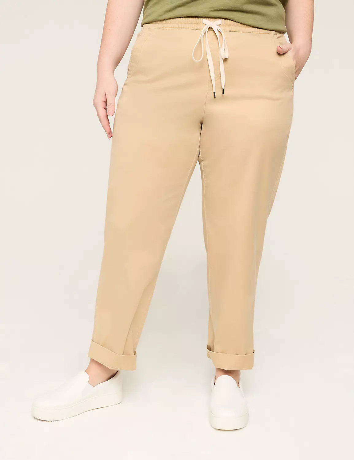 Pull-On Super-Soft Chino Pant | LaneBryant | Lane Bryant (US)
