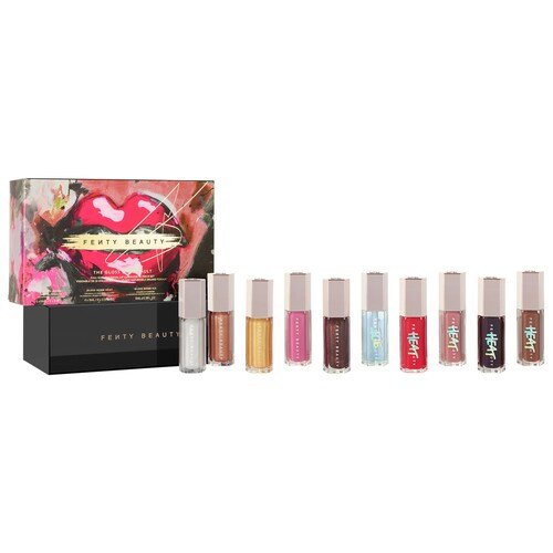 The Gloss Bomb Vault Full-Size Universal Lip Luminizer 10-Piece Set - Fenty Beauty by Rihanna | S... | Sephora (US)