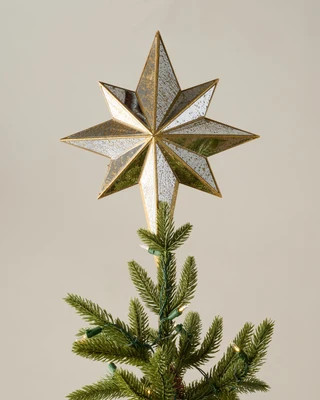 Gold Mercury Star Tree Topper | Magnolia