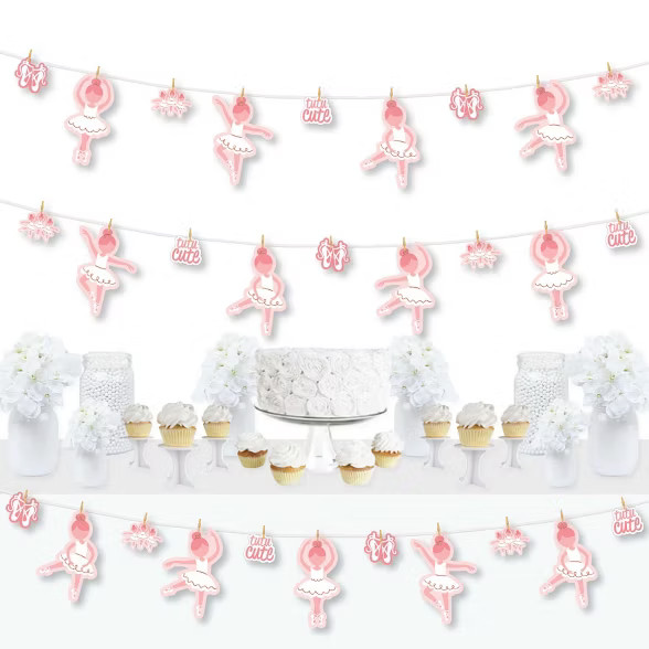 Big Dot of Happiness Tutu Cute Ballerina - Ballet Birthday Party or Baby Shower DIY Decorations -... | Target