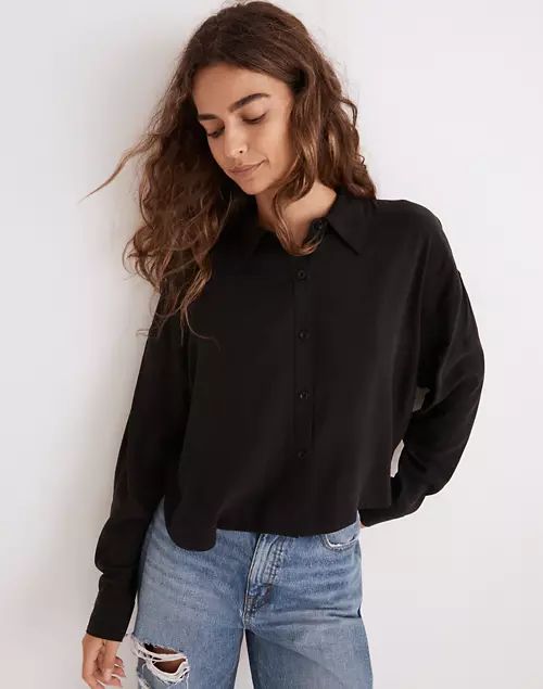 Lusterweave Hartfield Crop Shirt | Madewell