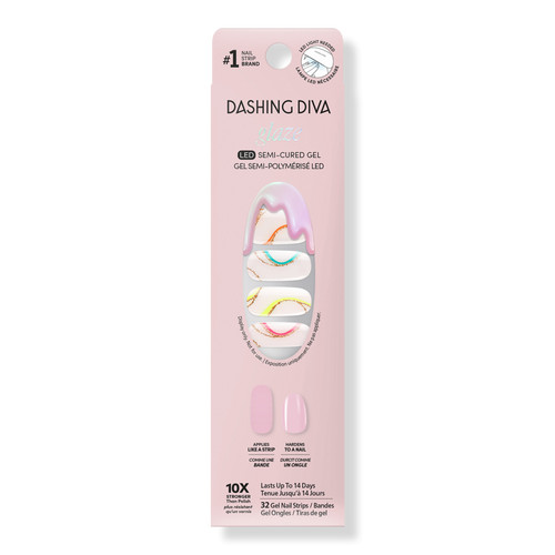 Dashing Diva Suns Out Swirl Glaze Semi-Cured Gel Art | Ulta