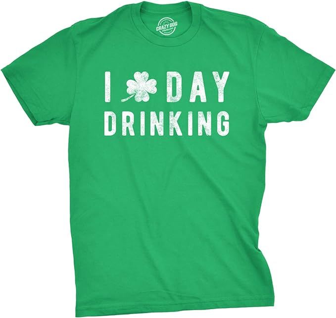 Funny Saint Patricks Day T Shirts for Men Party Shirts for St Pats Funny Drinking Tees | Amazon (US)